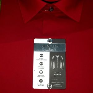 BNWT ALFANI SLIM FIT LARGE 16-16 1/2 32-33 MENS DRESS SHIRT